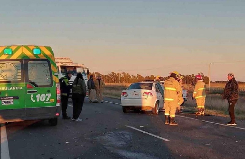 Trágico choque frontal en la Ruta 51: murió un hombre de 70 años de Saldungaray