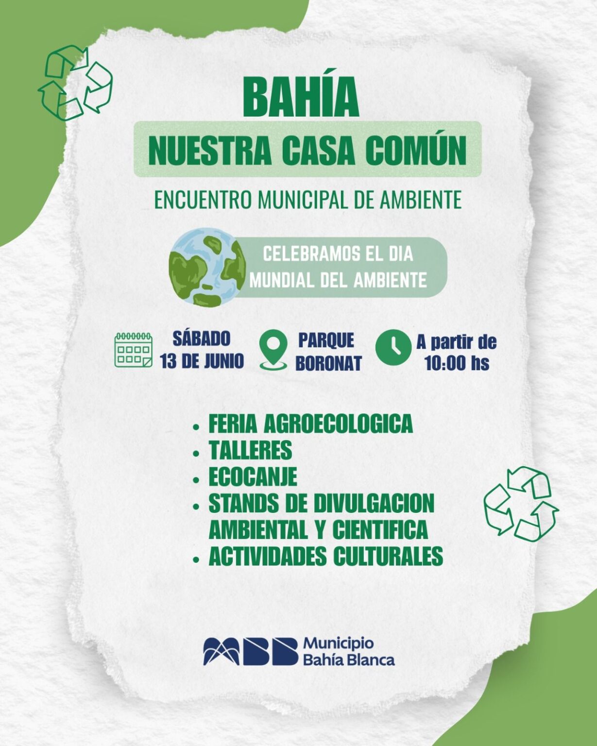 «Bahía nuestra casa común» – encuentro municipal de ambiente