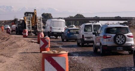 Acceso Este: por el avance de las obras se habilitó la circulación de doble sentido en un tramo clave