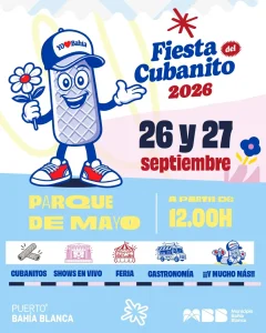 📣 Vuelve la fiesta más bahiense de todas… ¡Vuelve la Fiesta del Cubanito 2026! 🎉…